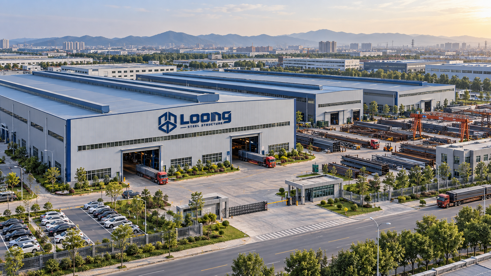 China Loong Steel Structure manufacturing campus