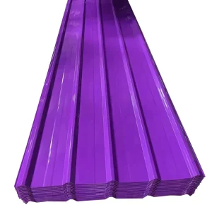 0.1mm 5mm 10mm Thickness Galvanized Color Coated Corrugated Steel Roofing Sheet Rain Protection Wall Metal Roof Panel