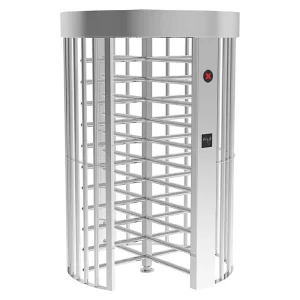04 Stainless Steel Full Height Single Lane Turnstile Card Reader High Security Pedestrian Access Control IP65 Protection