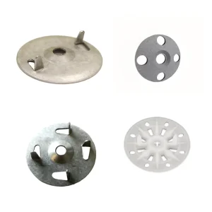 1 1 4″ Galvanized Steel Tab Washer with 4 Claws for Waterproof Backer Board Shower Wall Installation