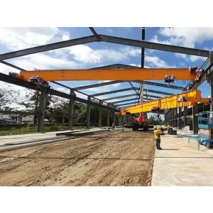 10 Ton 20ton 25ton Bridge Crane Single Girder Warehouse Power Overhead Crane for Sale
