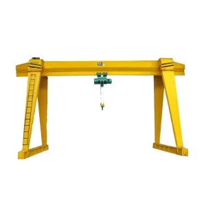 10 Ton Heavy Duty Indoor Outdoor Lifting Equipment Motor Gearbox for Construction Warehouse Handling Single Girder Gantry Crane