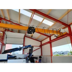 10 Ton Warehouse Overhead Crane Price Trolley Single Girder Electric Overhead Crane With 5 Ton Hoist