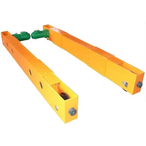 100 Ton Model Double Girder Bridge Crane End Beam Motor Gear Steel Structure 30m Lifting Height 7.5-28.5m Span