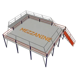 1000kg/sqm Industrial Mezzanine Floor Steel Structure Mezzanine Floor Rack for Heavy Duty Warehouse Storage Platform