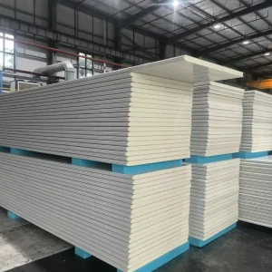 100mm PU Sandwich Panel for Exterior Wall Metal Core Cold Room and Warehouse Use