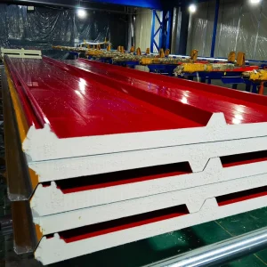 100mm Waterproofing Roof Panels PU Sandwich Panels PIR Polyurethane Foam Roof Insulation Boards