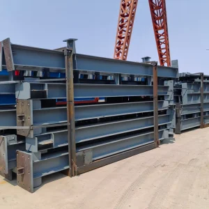 10T Crane Capacity Heavy Steel Structure Workshop – Q355B H-Beam Portal Frame for Manufacturing