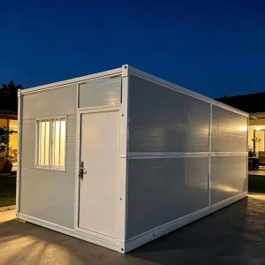 10ft 20ft Detachable Prefabricated Container House Moisture Proof Single Unit Easy Transport Stable Base Prefab Container Cabin