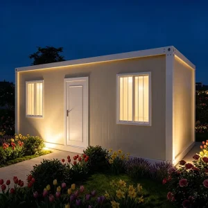 10ft 20ft Detachable Prefabricated Moisture-Proof Container Cabin with Integrated Wall Panel