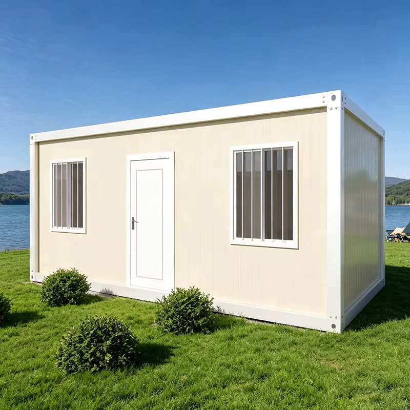 10ft 20ft Detachable Prefabricated Moisture-Proof Container House with Security Bar Window