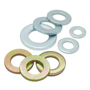 10pcs Bag Carbon Steel M3 M36 Flat Washers 8.8 Grade Blue White Zinc 10.9 Grade Yellow Zinc Plated Plain Gasket Screw Bolt