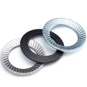 10pcs bag 304 Stainless Steel Carbon Steel Blue white Zinc Black Oxide Lock Washers with Double Faced Printing M2 M36