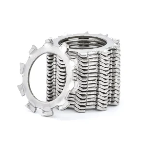 10pcs bag 304 Stainless Steel Carbon Steel Nickel plated Plain External Tooth DIN Standard Lock Washers M3 M6 Anti skid