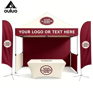 10x10ft Heavy Duty Polyester Advertising Logo Custom Printed Square Roof Marquee Outdoor Trade Show Tent Exhibition Event