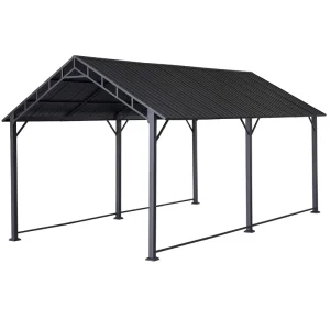 10×20 Galvanized Steel Metal Camping Garden Waterproof Outdoor Canopy Pergolas Gazebos for Sale