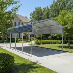 11FT*19FT Carport & Storage Shed Combo with OEM/ODM Directly From Factory, Easy Assembly