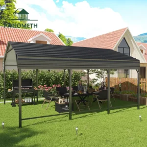 11×19 FT Metal Garage Carport Enhanced Heavy Duty Frame Rustproof Galvanized Steel Outdoor Shelter Factory Direct