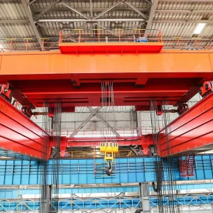14t QD Type Steel Structure Motor Driven Overload Protection Double Girder/Beam Overhead/Bridge Crane
