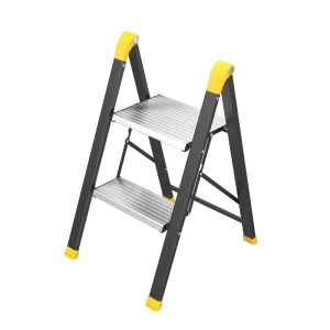 150KG Max Load Professional Folding Heavy Duty Steel Frame Wide Step Portable Step Ladder