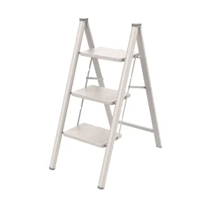 150KG Max Load Professional Ladder Manufactures Heavy Duty Steel Frame Wide Step Portable Steel Step Ladder