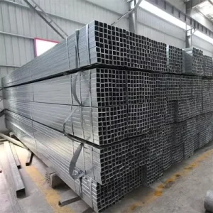 15mm 20mm 40mm 50mm 80mm 100mm Hot Dipped Galvanized Steel Square Pipe Rectangular Steel Tube Steel Hollow Section Pipe