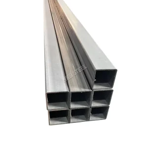 15mm 20mm 40mm 50mm 80mm 100mm Hot Dipped Galvanized Steel Square Pipe Rectangular Steel Tube Steel Hollow Section Pipe