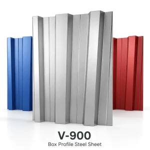 15mm Height Anti-rust Trapezoidal Wall Panel for Container & K Prefab House Outer Wall V900 Corrugated Color Steel Sheet