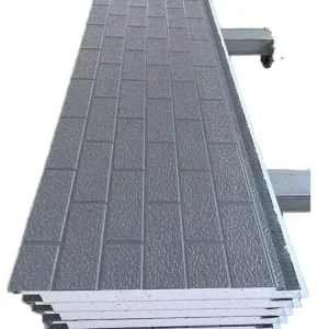 16/20/25mm Insulated Decorative Composite Board Metal Embossed Panel For Exterior Interior Hotels Villas Cold Rooms Steel