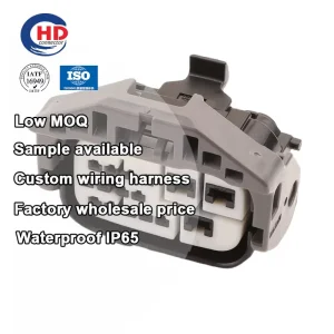 16 Position Housing Auto Connector Female Black Automotive Terminal Wire Harness Plug Socket 82824-12400 for Toyota
