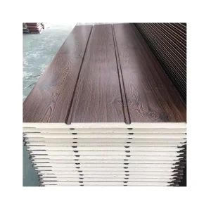 16mm 20mm 25mm Color Steel Aluminum Zinc Metal Carved Board Sandwich Panel for Wall