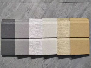 16mm Metal Carved PU Sandwich Panel Siding Panels Exterior Wall Insulated And Decorative Polyurethane FoamPanels With Insulation