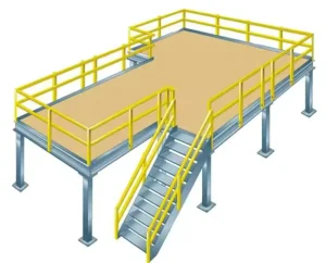 2-3 Levels Heavy Duty Mezzanine Racking Steel Mezzanine Floor Warehouse Shelf Platform Shelf Manufacturer