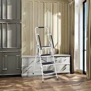 2 5 Steel Step Ladder Step Portable Steps with Handrail Household Step Folding Ladder