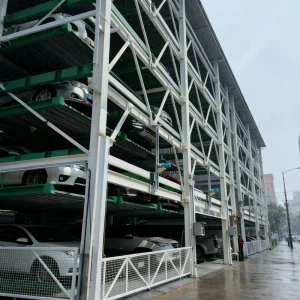 2 7 Layer Puzzle Parking Management System for 6 Cars CE Certified 2000kg Load Capacity 60 Month Warranty