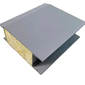 2 Hours Fire Rated Eco Friendly High Density Rock Wool Sandwich Wall Panels with Sound Insulation for Warehouse Use