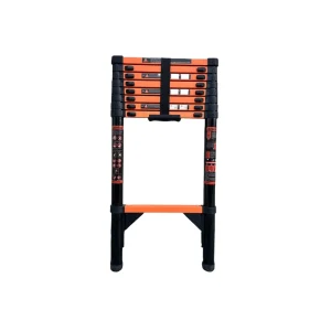 2.7M 3.1M 3.5M 3.9M 4.3M 4.7M 5.1M 5.5M 5.9M 6.3M Orange Color Carbon Steel Telescopic Ladder for Home Use