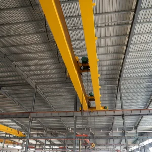 20 Ton 32 Ton 40 Ton Slewing Magnet Overhead Crane with Pump & Motor Carrier Beam