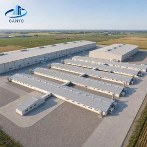 20000 Square Meter Steel Structure Warehouse Logistics Workshop Industrial Commercial Building Factory
