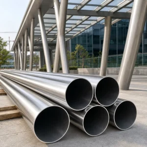 201 304 316 Stainless Steel Pipes Welded Round Tube Mirror Polished Surface Bulk Supply For Building Construction Pipeline