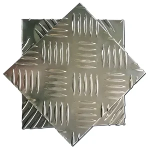 201 Stainless Steel Diamond Tread Plate 1.5mm-4mm Thick 4×8 Feet Anti Slip Flooring for Workshop