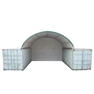20ft C2040H Prefab Storage Tent Container Shelter