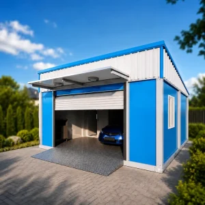 20ft Prefabricated Container Unit with Reinforced Folding Frame for Garage