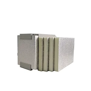 20mm Pre-Insulated Polyurethane PU Foam Duct Panels For HVAC System Air Conditioning PIR Insulation Board With Aluminum Foil