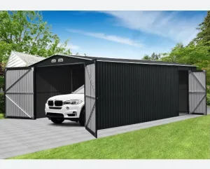 20’x13’ft Heady Duty Outdoor Large Metal Steel Car Port Garage Shelter