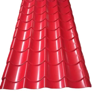 22 Gauge Dipped Galvanized Steel Milano Roofing Sheet Zinc-Coated Glazed Corrugated Metal IBR Roof Sheets