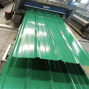 24 Gauge Galvanized Color Coated Corrugated Sheet PPGI Prepainted Galvanized Corrugated Roofing Sheet