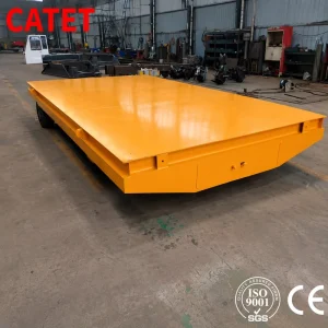 25 Ton Workshop Trackless Electric Transfer Cart Remote Control Handling Equipment for Heavy Material Transport Electric Cart