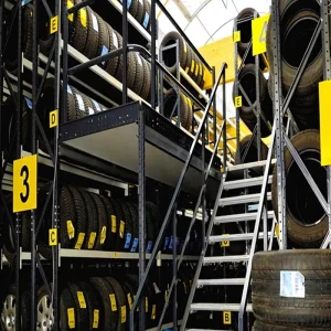 250-1000kg Load Per Sqm 2-3 Floor Levels ISO9001 CE Certified Steel Corrosion Protection Rack Mezzanine Rack