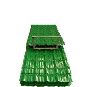 275g Corrugated Prepainted Galvalume Steel Sheet ASTM Metal Resin Tile Wall Roofing Cutting Caigang Watts Color Steel Wall